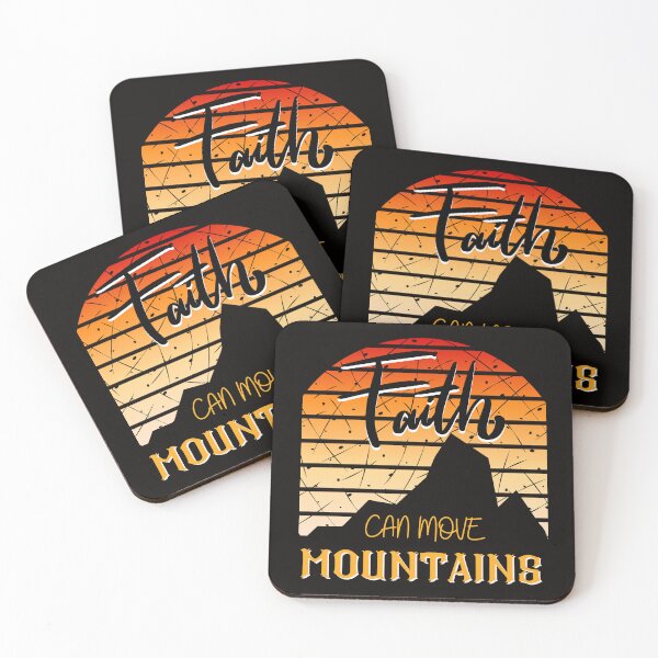 Item preview, Faith Can Move Mountains designed and sold by Quirky Dez.