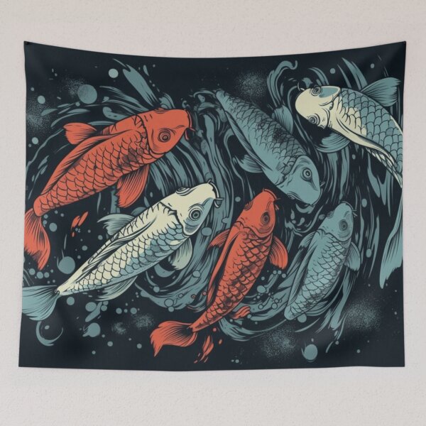 Artikelvorschau, Koi-Fisch-Kunst entworfen und verkauft von zoldi.