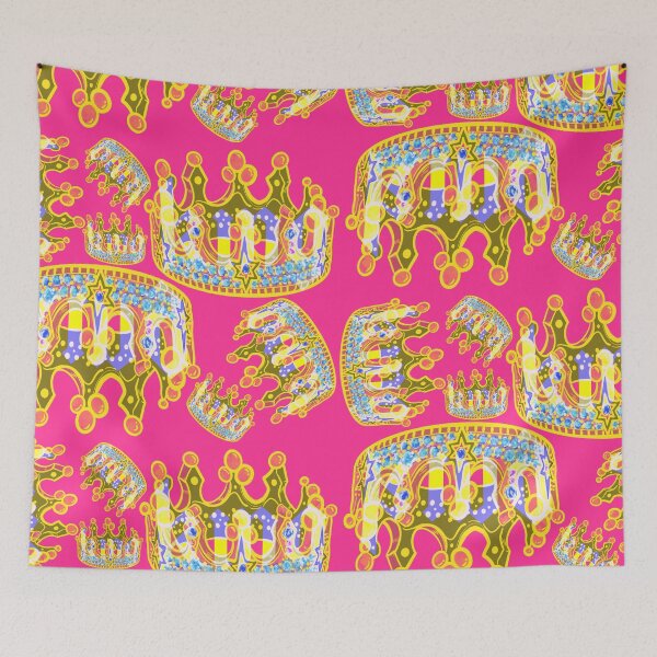 Item preview, KINGS CROWN PINK designed and sold by GIVENGRACE.ART.