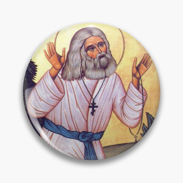 Item preview, Saint Seraphim of Sarov The WORKS OF FAITH - Orthodox Christian Saint - Orthodox Quote - Christian Faith - Gifts for Christians - Orthodox Gift designed and sold by Withloveandhope.