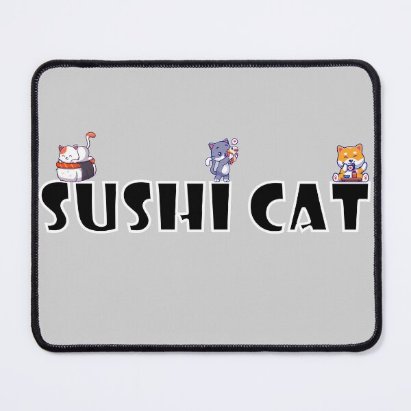 Item preview, Sushi Cat designed and sold by BellaDesignArt.