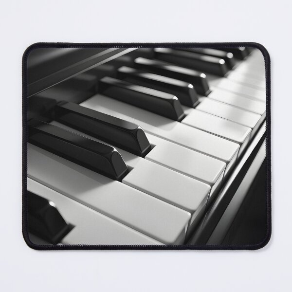 Item preview, Piano Keys Instrument Black and White Monochrome Photo Music Musician Pianist Keyboard designed and sold by Univers Noir et Blanc.