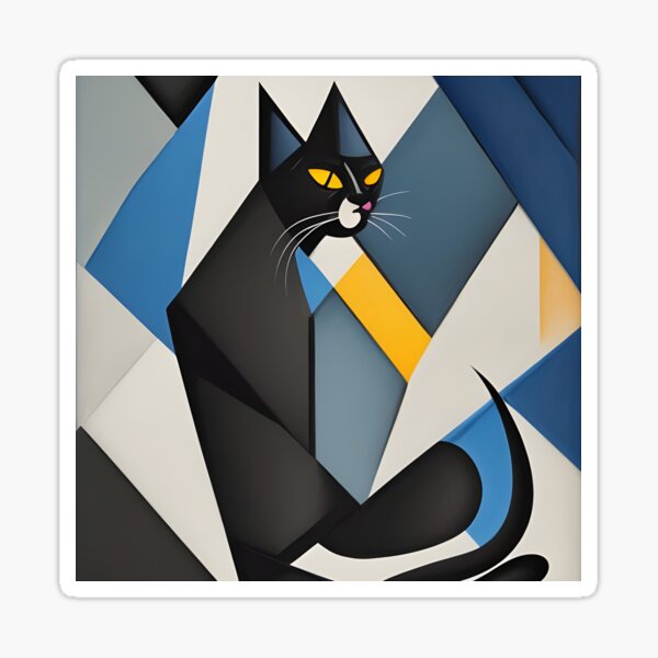 Item preview, Cubist Style Cat designed and sold by PC-artist.