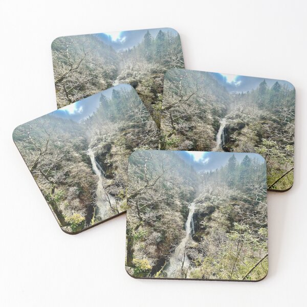 Item preview, Devils bridge waterfall winter scenery designed and sold by SoulTrekking.