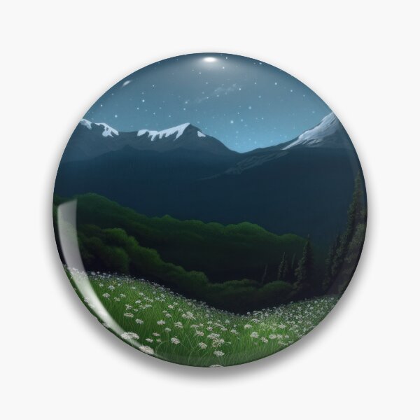 Item preview, Flowerfield In The Mountains designed and sold by Scraponzo.