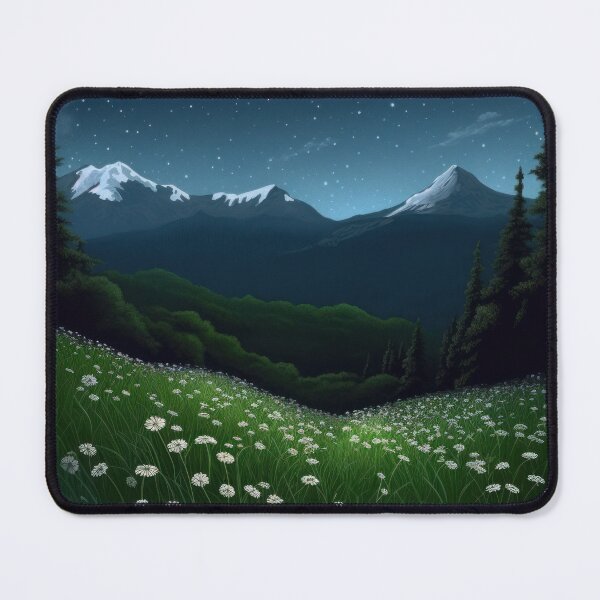 Item preview, Flowerfield In The Mountains designed and sold by Scraponzo.