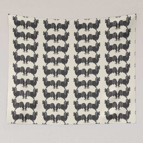 Item preview, Papillon Dog designed and sold by pawsinprofile.