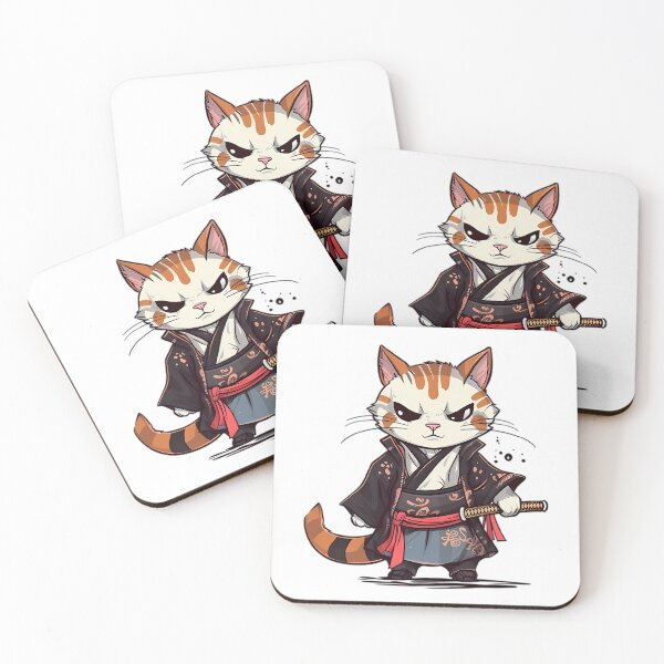 Item preview, Samurai Dojo Cat, Watch Out! designed and sold by DonDiLuca.