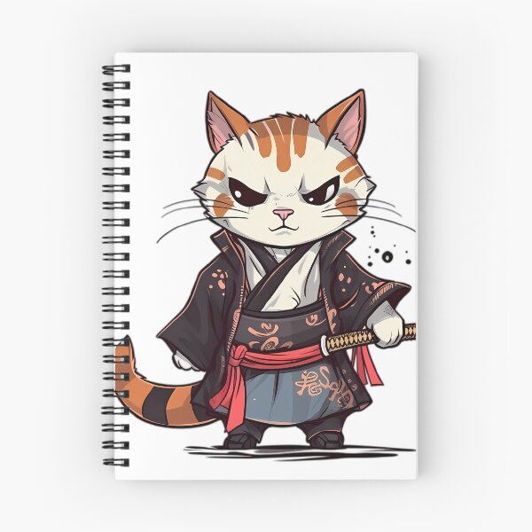 Item preview, Samurai Dojo Cat, Watch Out! designed and sold by DonDiLuca.