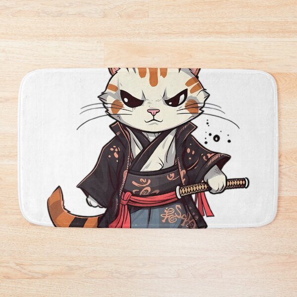 Item preview, Samurai Dojo Cat, Watch Out! designed and sold by DonDiLuca.