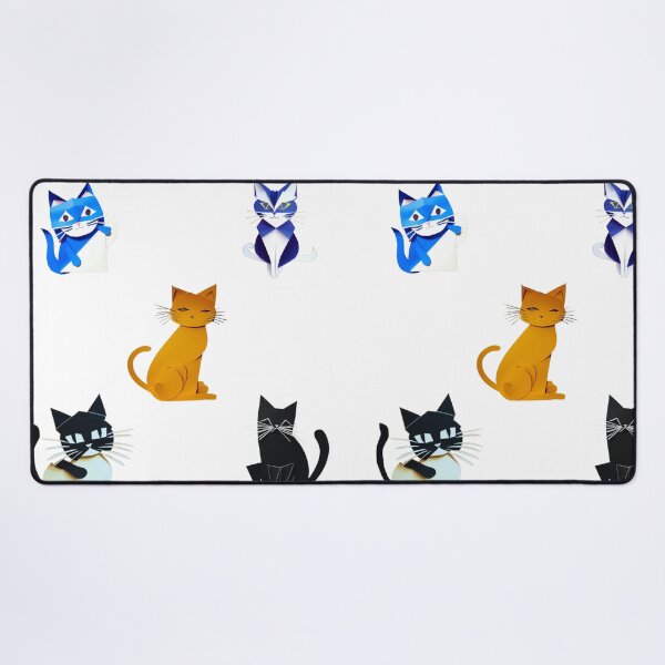 Item preview, Cat Stickers Quilled Art Set of 5 designed and sold by HanaiPrint.