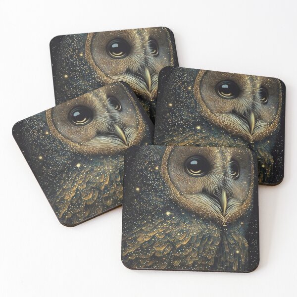 Item preview, Gold Grass Owl designed and sold by OccultDreams.