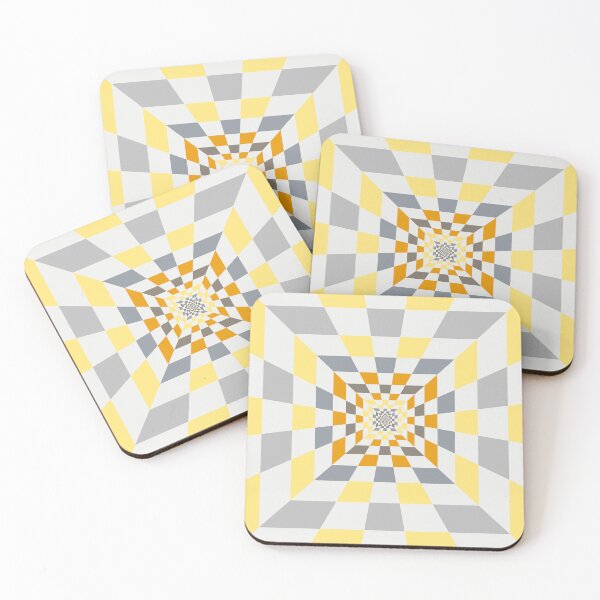 Item preview, Colorful swirling stripes checkered pattern 57 designed and sold by UnaWu533.