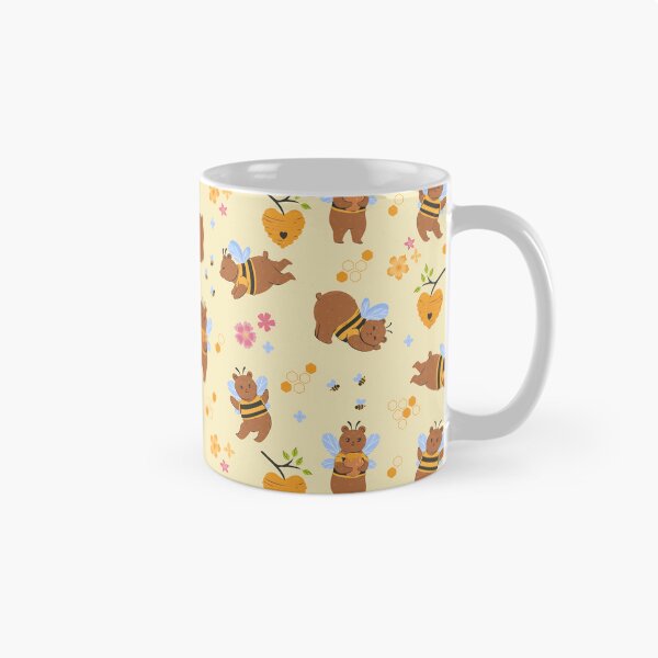Item preview, Cute bee bears pattern designed and sold by burbura.