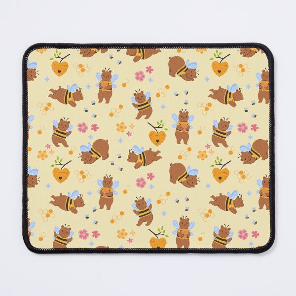 Item preview, Cute bee bears pattern designed and sold by burbura.