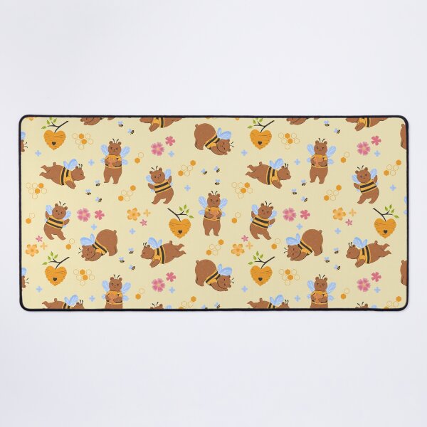 Item preview, Cute bee bears pattern designed and sold by burbura.