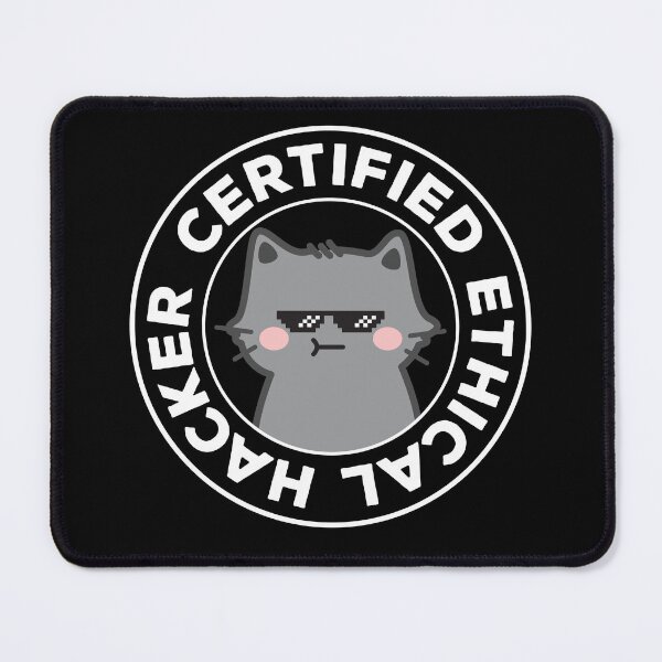 Item preview, Certified Ethical Hacker for Cat lovers designed and sold by Vexel Studio.