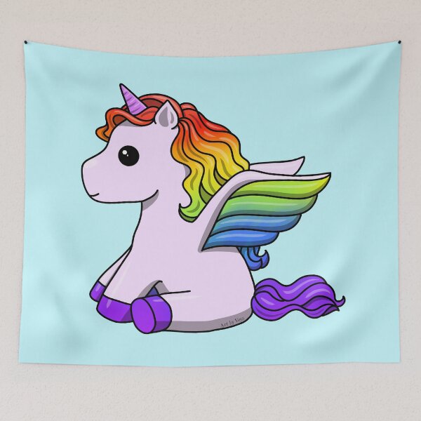 Item preview, Rainbow Unicorn 2023 designed and sold by Art by Veya.