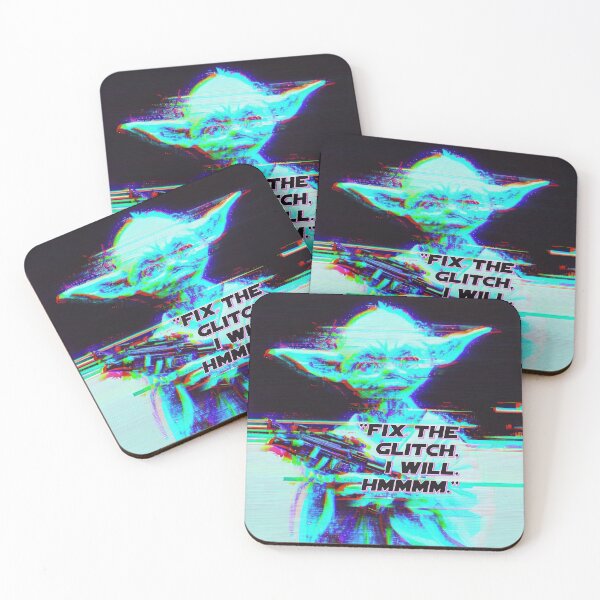 Item preview, "Fix the glitch, I will. Hmmmm." Master quote. designed and sold by angelisart.