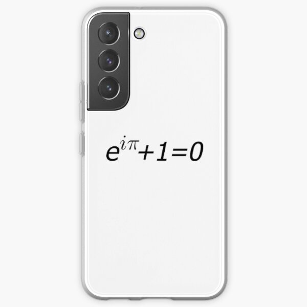 Euler's Identity, Math, Mathematics, Science, formula, equation, #Euler's #Identity #tshirt #EulersIdentity #Math #Mathematics #Science #formula #equation  Samsung Galaxy Soft Case