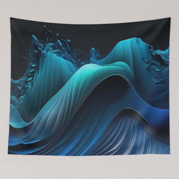 Item preview, Abstract ocean waves designed and sold by zoldi.