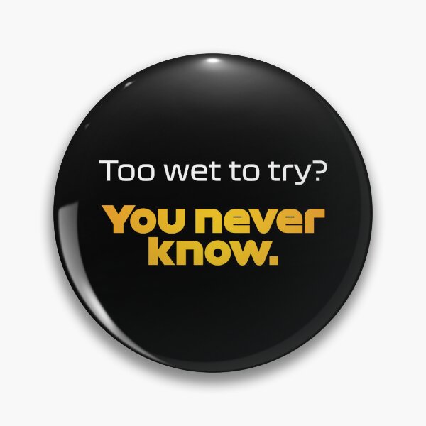 Item preview, Driver #4 Too Wet to Try? You Never Know | Best Team Radio Australia 2023 Season (Original - Black BG) designed and sold by FilipeFerreira.