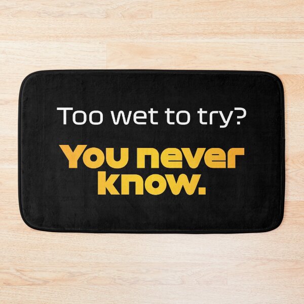 Item preview, Driver #4 Too Wet to Try? You Never Know | Best Team Radio Australia 2023 Season (Original - Black BG) designed and sold by FilipeFerreira.