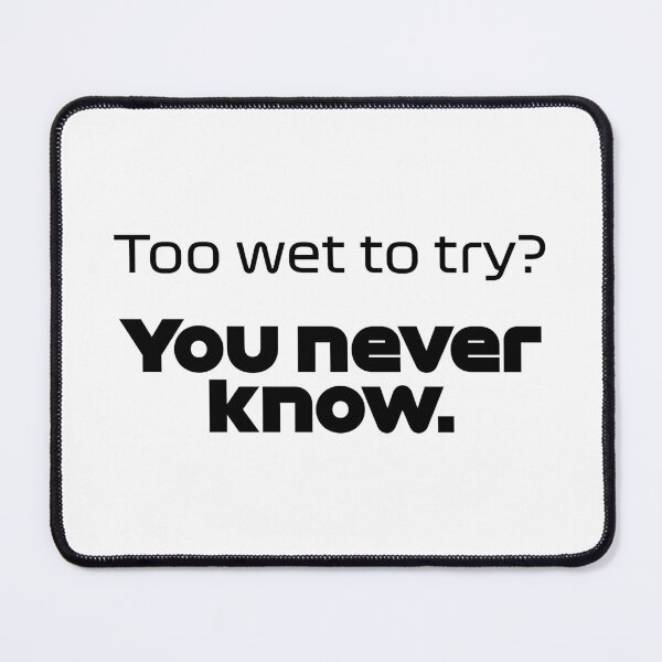 Item preview, Driver #4 Too Wet to Try? You Never Know | Best Team Radio Australia 2023 Season (Black) designed and sold by FilipeFerreira.