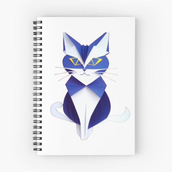 Item preview, Blue Cat with Two Tails  designed and sold by HanaiPrint.