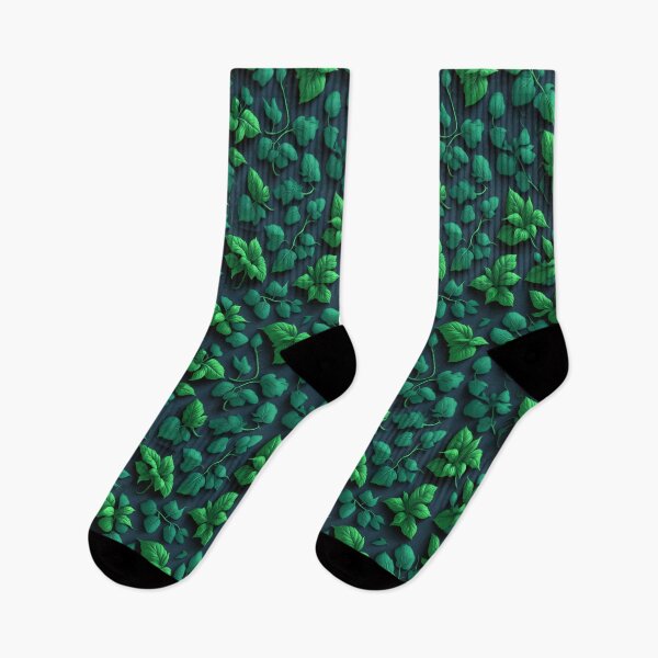 Item preview, green leaves pattern designed and sold by Mike Kiev art.