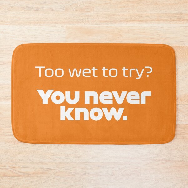 Item preview, Driver #4 Too Wet to Try? You Never Know | Best Team Radio Australia 2023 Season (Orange BG) designed and sold by FilipeFerreira.