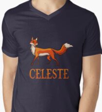 Celeste Fox Men's V-Neck T-Shirt