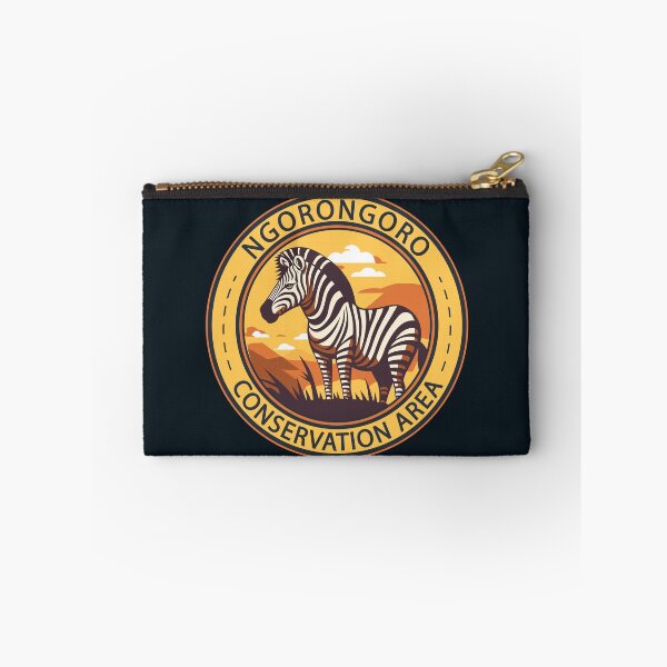 Item preview, Ngorongoro Conservation Area Tanzania Zebra Badge designed and sold by KrisSidDesigns.