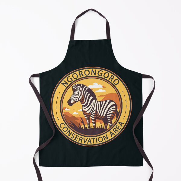 Item preview, Ngorongoro Conservation Area Tanzania Zebra Badge designed and sold by KrisSidDesigns.