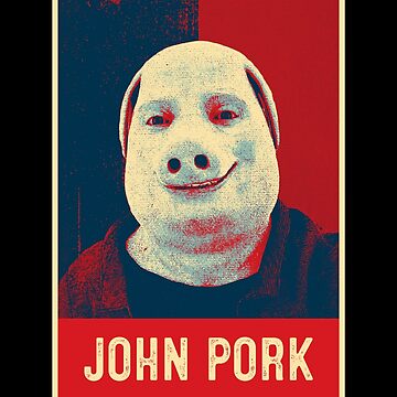 RIP John Pork Sticker for Sale by wheezyprint