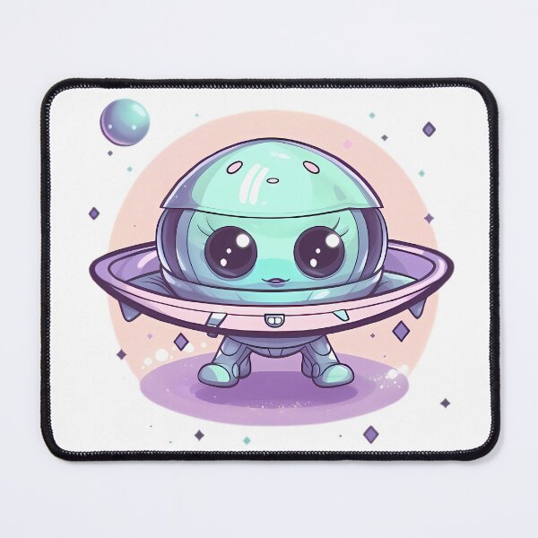 Item preview, Cute Alien in Outer Space designed and sold by DonDiLuca.