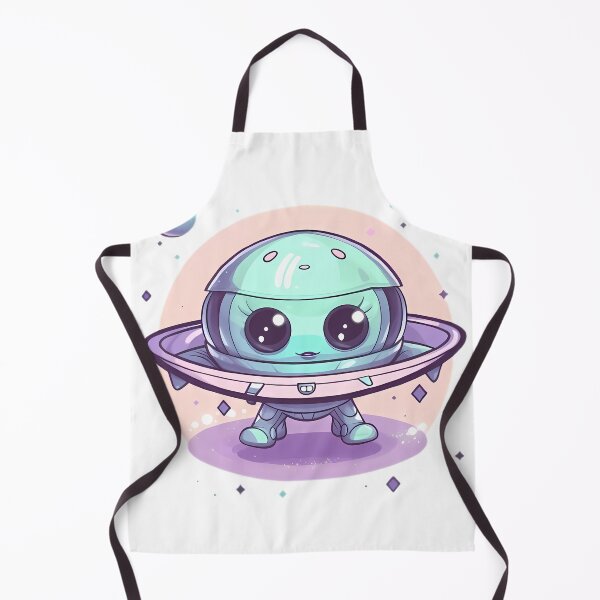 Item preview, Cute Alien in Outer Space designed and sold by DonDiLuca.