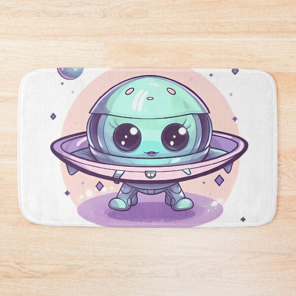 Item preview, Cute Alien in Outer Space designed and sold by DonDiLuca.