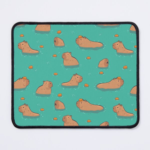 Item preview, capybaras in the water designed and sold by burbura.