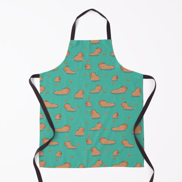 Item preview, capybaras in the water designed and sold by burbura.