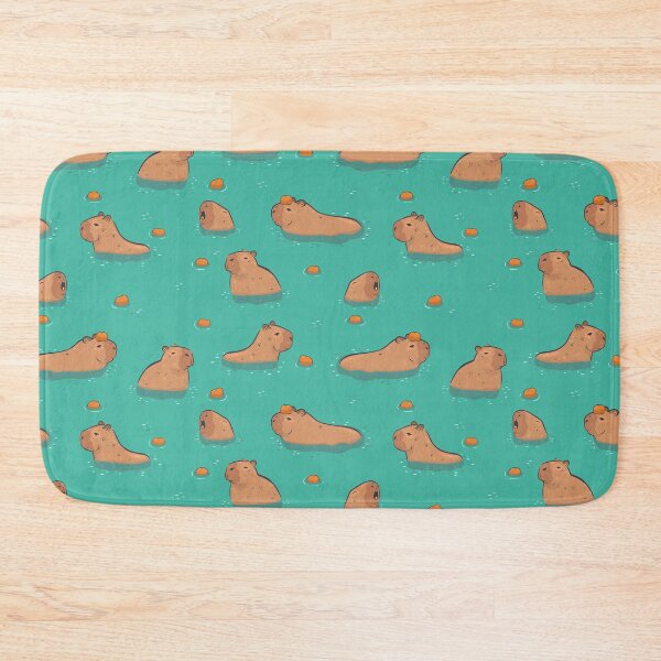 Item preview, capybaras in the water designed and sold by burbura.