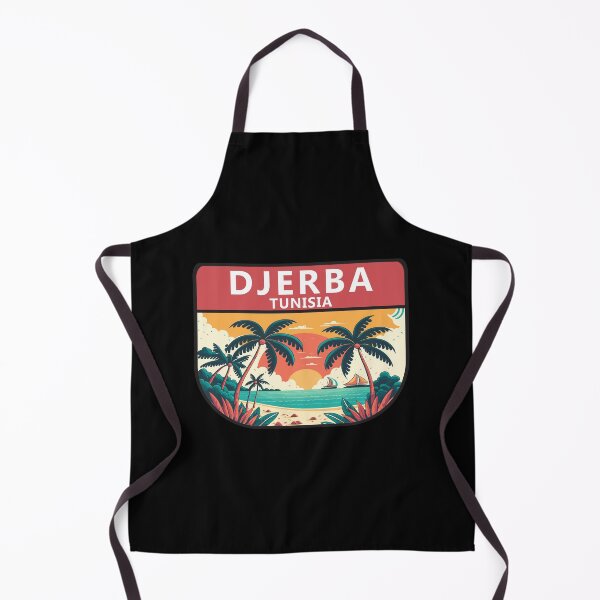 Item preview, Djerba Tunisia Retro Emblem designed and sold by KrisSidDesigns.