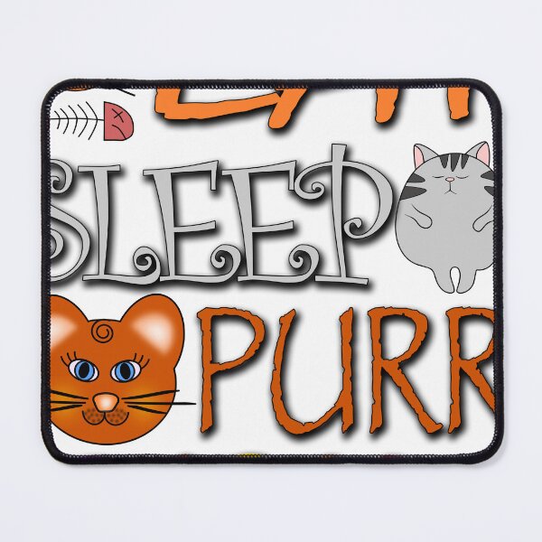 Item preview, Eat Sleep Purr Repeat designed and sold by likbatonboot.