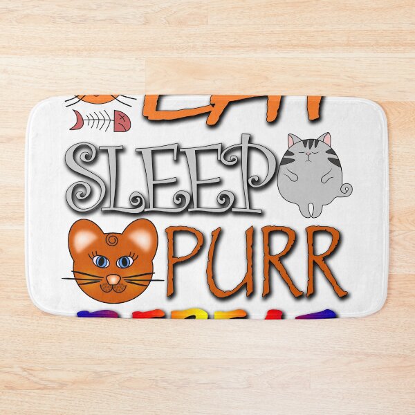 Item preview, Eat Sleep Purr Repeat designed and sold by likbatonboot.