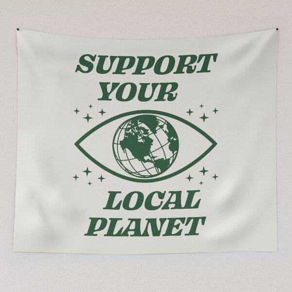 Item preview, Support your Local Planet designed and sold by cafelab.