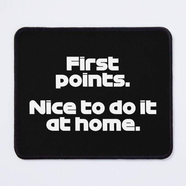 Item preview, Driver #81 First Points. Nice To Do It At Home | Best Team Radio Australia 2023 Season (White - Black BG) designed and sold by FilipeFerreira.