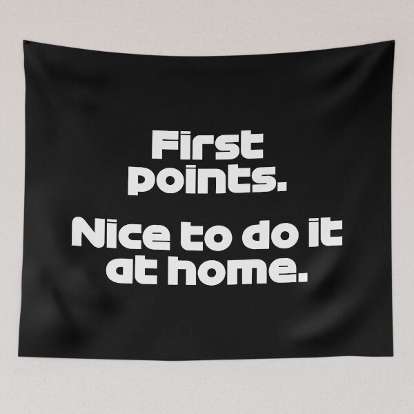 Item preview, Driver #81 First Points. Nice To Do It At Home | Best Team Radio Australia 2023 Season (White - Black BG) designed and sold by FilipeFerreira.
