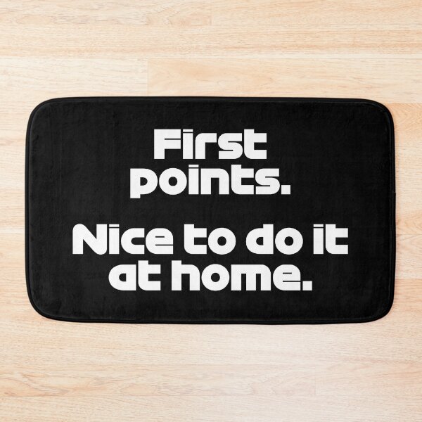 Item preview, Driver #81 First Points. Nice To Do It At Home | Best Team Radio Australia 2023 Season (White - Black BG) designed and sold by FilipeFerreira.