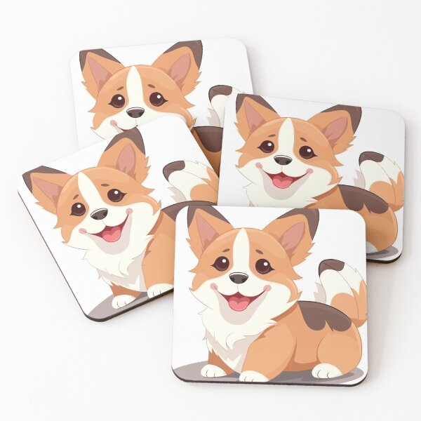 Aperçu de l'œuvre Corgi de dessin animé mignon créée et vendue par tripanthias.