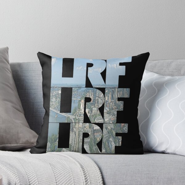 Item preview, Little Rock, Arkansas LRF Cityscape Repeating Pattern designed and sold by CrabbyLobster.